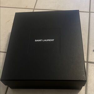 Saint Laurent Sleek Black Gift Box